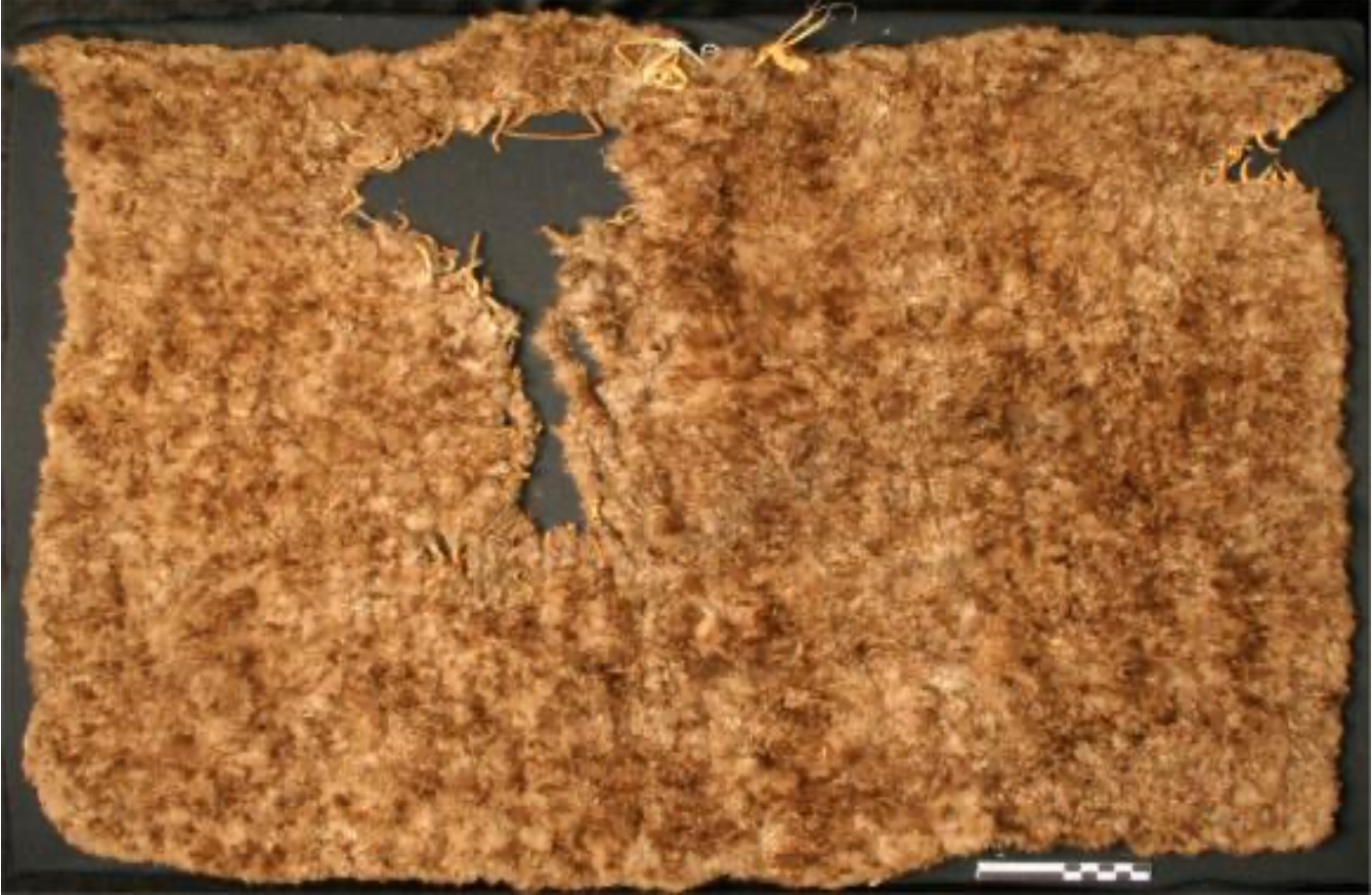 Turkey feathers blanket Image credits: Edge of the Cedars State Park Museum