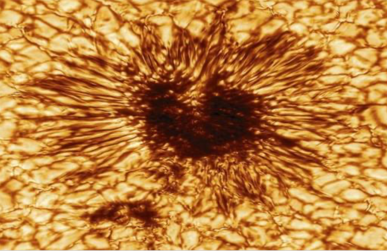 High resolution image of a sunspot Image credits: NSF/AURA/NSO