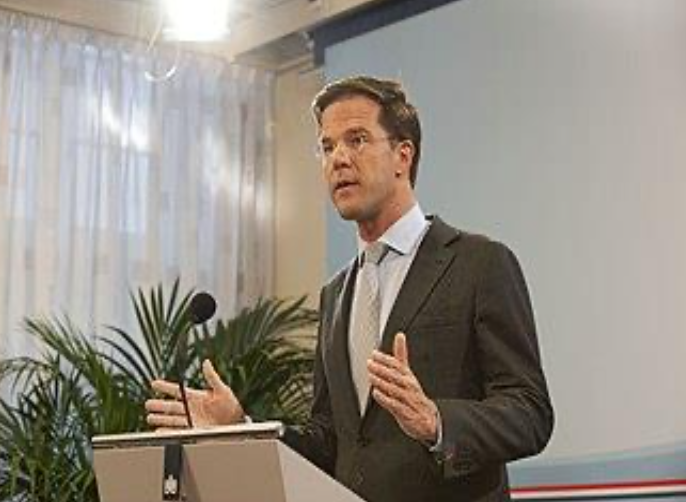 Mark Rutte in 2010, on his first day as prime minister Image credit: Wikipedia.org