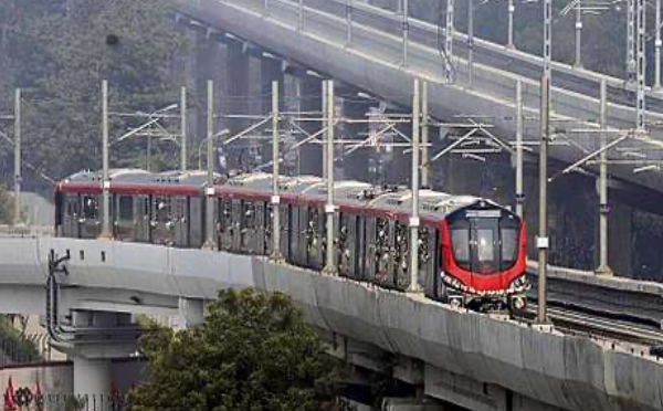 Lucknow Metro Image credit: Wikipedia