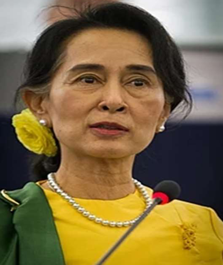 Aung San Suu Kyi Image Credits: Wikipedia