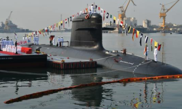 INS Karanj Image Credits: Twitter of @spokesperson MoD