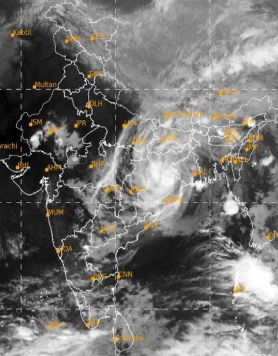 Satellite image credits: imd.gov.in