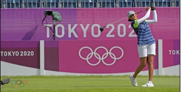 Aditi Ashok image from Twitter @AditiGolf