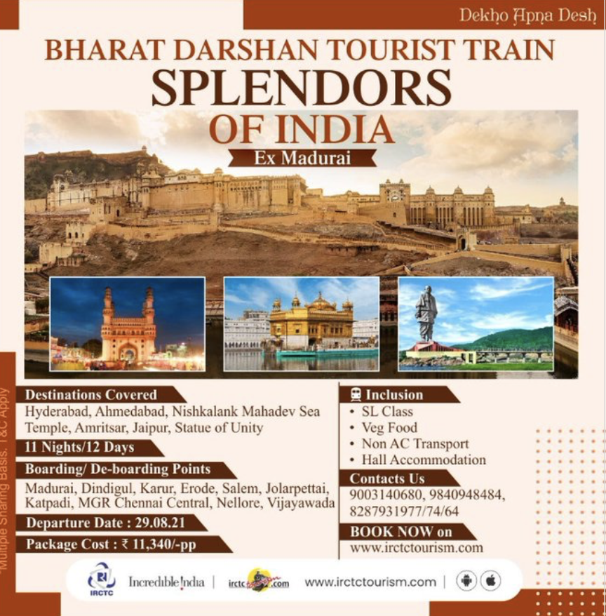 IRCTC’s Special Train ‘Bharat Darshan’ Starts the Tour The Childrens