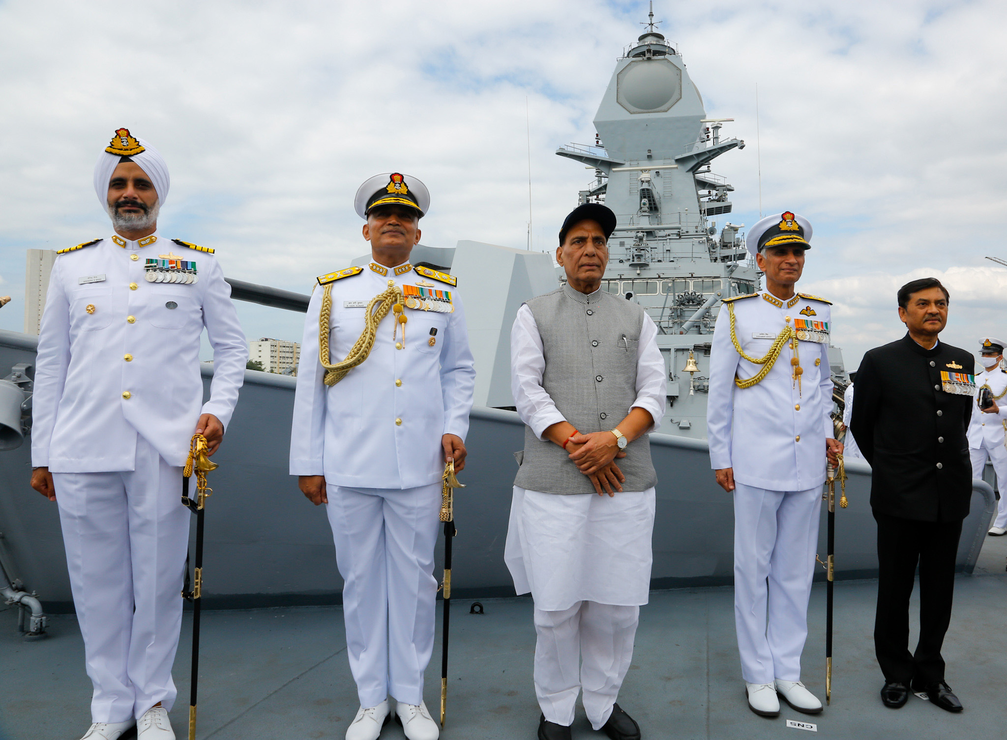 Commissioning of INS Vishakhapatnam