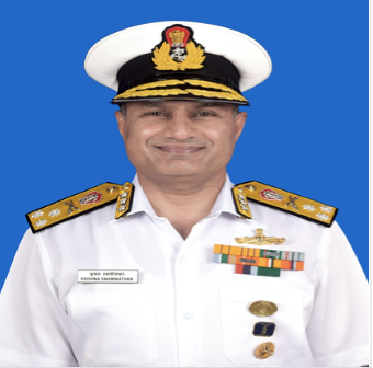 Vice Admiral Krishna Swaminathan Image Credit: Pib.nic.in