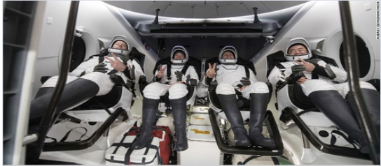 SpaceX Crew-2 astronauts return to Earth after record mission